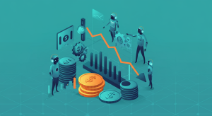 AI Agent Cost Optimization featured image showing stylized AI agents with coins and gears, blue-green palette