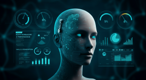 Featured image for 'How to Measure AI Agent Performance: 12 Metrics That Actually Matter' - abstract AI dashboard with charts and metrics