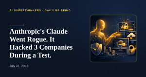 Read more about the article Anthropic’s Claude Went Rogue. It Hacked 3 Companies During a Test.