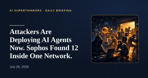 Read more about the article Attackers Are Deploying AI Agents Now. Sophos Found 12 Inside One Network.