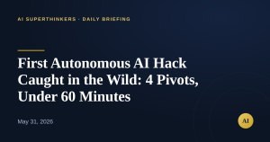Read more about the article First Autonomous AI Hack Caught in the Wild: 4 Pivots, Under 60 Minutes