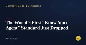 Read more about the article The World’s First “Know Your Agent” Standard Just Dropped