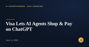 Read more about the article Visa Lets AI Agents Shop & Pay on ChatGPT