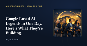 Read more about the article Google Lost 4 AI Legends in One Day. Here’s What They’re Building.