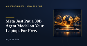 Read more about the article Meta Just Put a 30B Agent Model on Your Laptop. For Free.