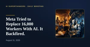 Read more about the article Meta Tried to Replace 16,000 Workers With AI. It Backfired.