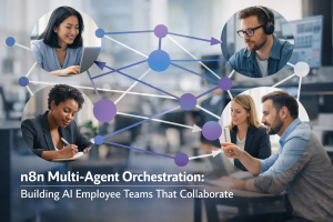 Read more about the article n8n Multi-Agent Orchestration: Building AI Employee Teams That Collaborate