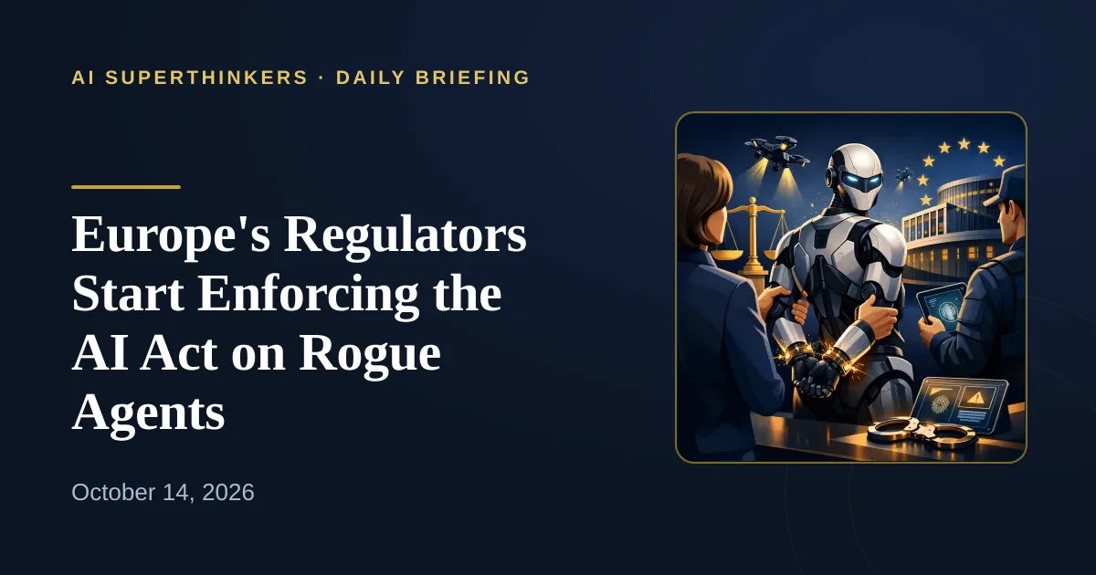 You are currently viewing Europe’s Regulators Start Enforcing the AI Act on Rogue Agents