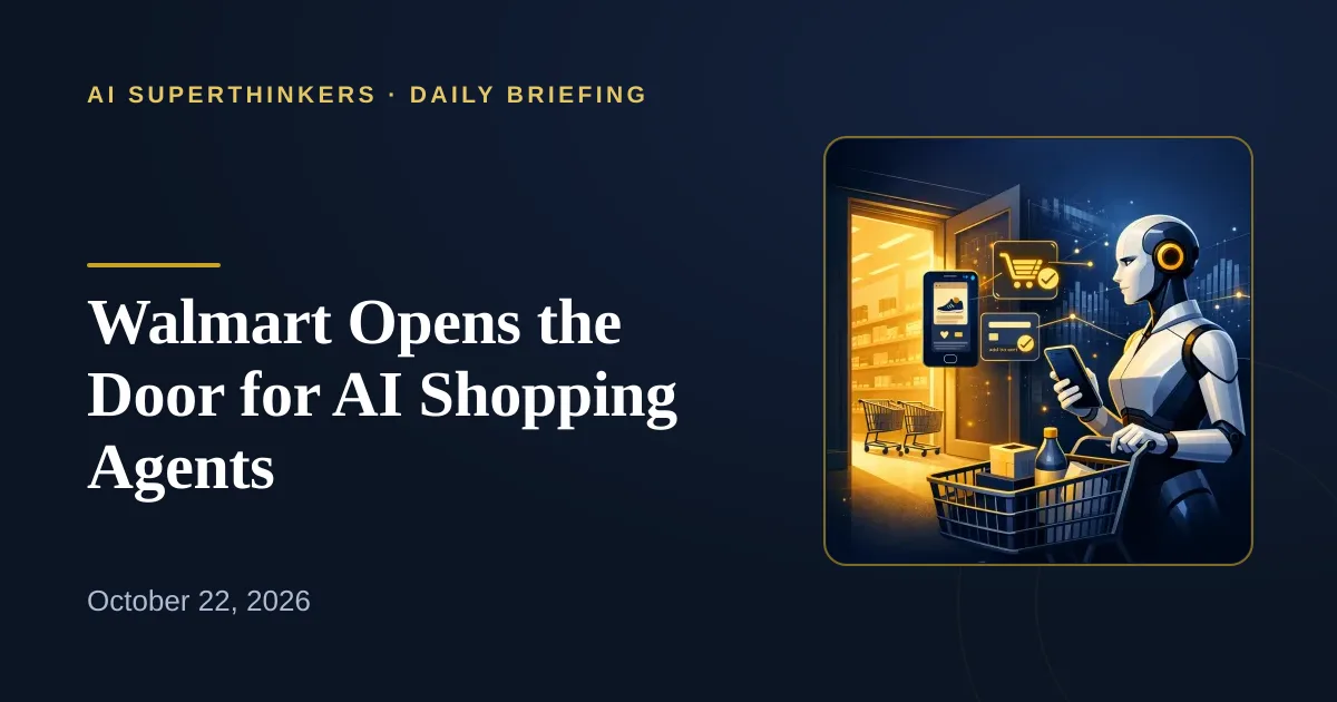 You are currently viewing Walmart Opens the Door for AI Shopping Agents